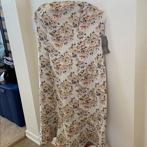 Size 16 Eva Mendes strapless dress.